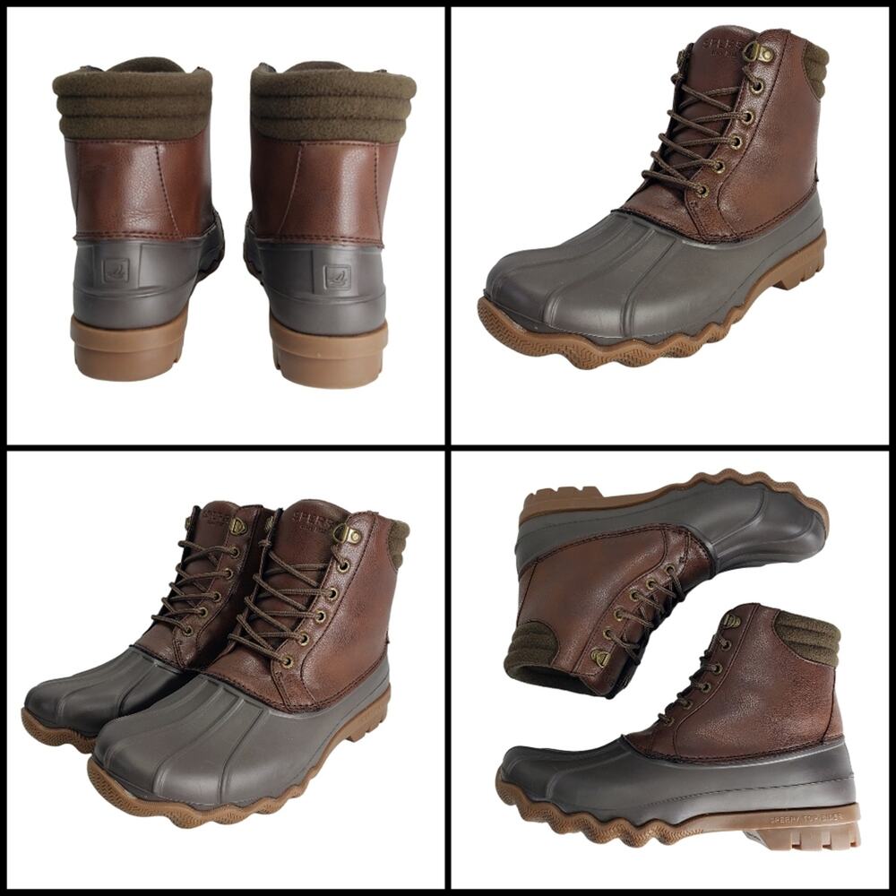 MSRP $110 New Sperry Avenue Embossed Duck Boots Size 8.5